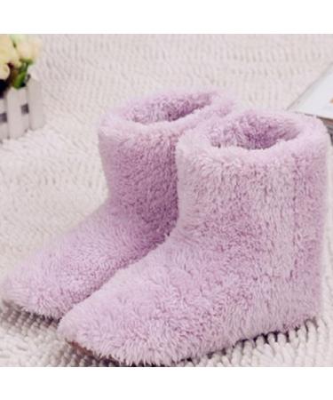 RATYPUY USB Charging Plush Heated Slippers - Washable Foot Warmers for Sizes 35-39 | Electric Cozy Shoes - Buy Online on GoSupps.com