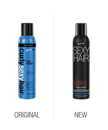 SexyHair Style Curl Power Mousse 8.5 Oz | Light Control for Unruly Curls | Define, Tame, and Control Frizz - Buy Online on GoSupps.com