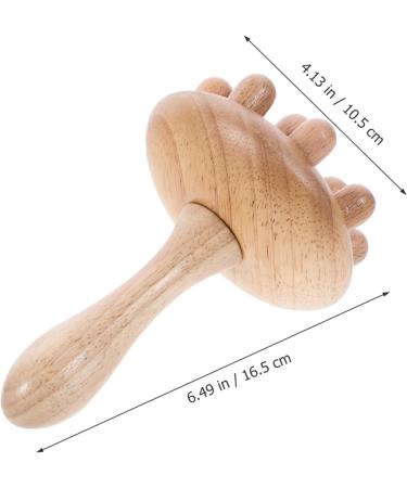Fomiyes Wooden Hand Massager & Neck Massage Device | Body Brush Foot Massager & Massage Balls - Best for Relaxation & Pain Relief - Buy Online on GoSupps.com
