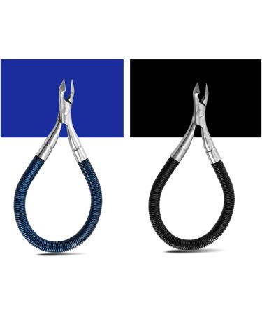 Nail Clippers Spiral Spring Cuticle Trimmer Nippers Cleaner Nail Gap Remover Dead Skin Rescue Hangnail(Blue) - Buy Online on GoSupps.com