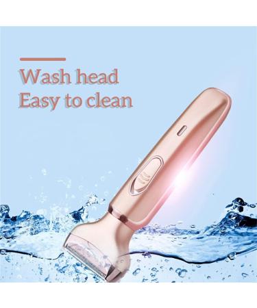 Allayu Electric Lady Shaver - Women's Facial Trimmer Wet & Dry Manual Razor with Replaceable Head - Buy Online on GoSupps.com