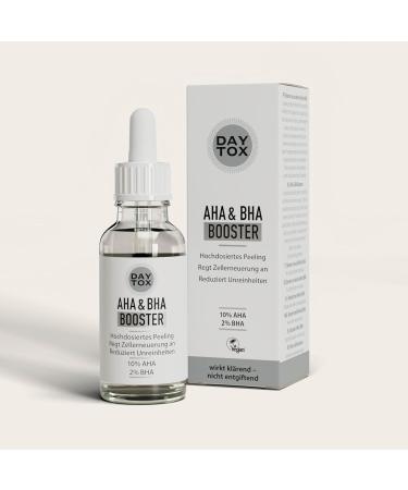 Daytox Face Peeling Booster - 10% Glycolic & 2% Salicylic Acid for Acne & Blackheads | All Skin Types - 20ml Moisturizing Drops - Buy Online on GoSupps.com