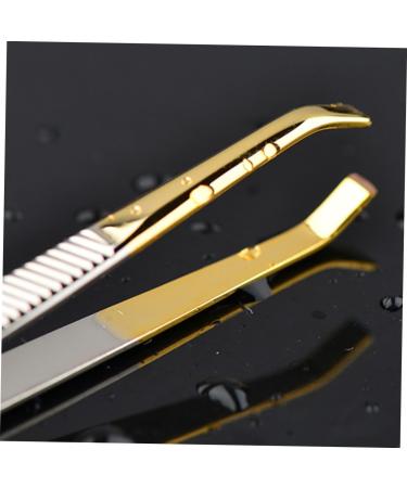 Beavorty Nose Hair Plucker Hair Removal Tool Slanted Tip Tweezers Clip Metal Handle Tweezer Hair Plucking Scissor Facial Hair Remover Hair Removal Tweezer Eyebrow Shaper Oblique tip Make up XXS Picture 1 - Buy Online on GoSupps.com