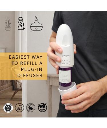 Mystic Romance Amber Aroma Oil Blend Waterless Diffuser Diffuser Aroma Oil Blends Made in USA (600ml) - Buy Online on GoSupps.com