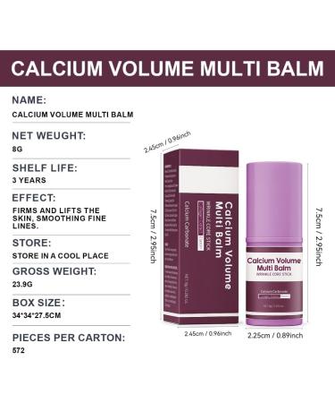 2PCS Calcium Volume Multi Balm Multi-Action Moisturizer Stick Stick Gentle Formula Improves Fine Lines Dark Circles Moisturizing Firming Eye Area Skincare - Buy Online on GoSupps.com