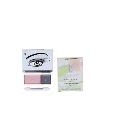 New Item CLINIQUE ALL ABOUT SHADOW EYE SHADOW 0.07 OZ CLINIQUE/ALL ABOUT SHADOW DUO UPTOWN DOWNTOWN .07 OZ PINK AND GREY