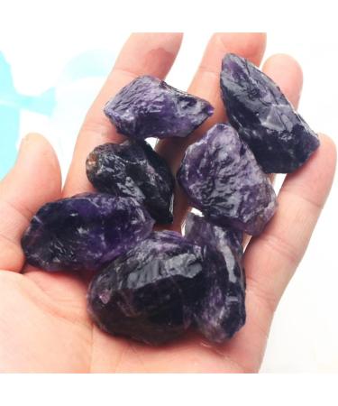 Home Decoration 100g Natural raw Dream Amethyst Stone Tumbled Stone Natural Quartz Crystals Stone forChakra Stones ERTEYIN Natural Luster - Buy Online on GoSupps.com