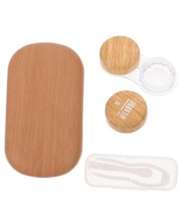 Lalafina 2 sentences Companion Colored contact lens container lentils can eye contact case pearl case for outlet -safe travel containers -lens organizer Sorted 2x2stk 9.5x5.5cmx2pcs