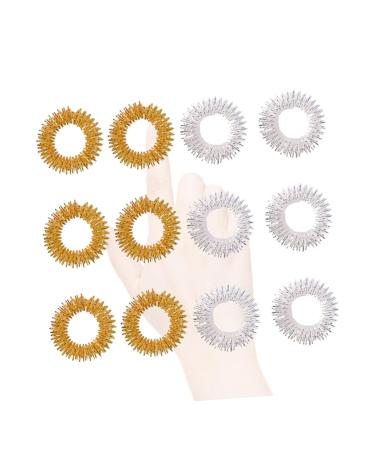 Clispeed 20st Finger Massage Ring Toy For Children's Massage Cycling Finger Blood Blood Tenage Finger Toys Acupressure Finger Massage Akupressure Finger circles Tools