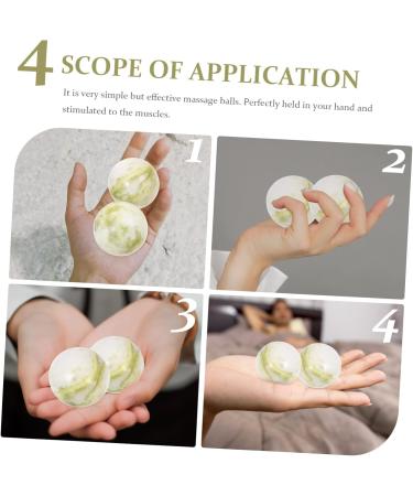Clispeed Gymnastics Ball Set | 3 Deep Massage Trigger Balls for Hand & Forearm Strength | Meditation & Fitness Trainer | Lantian Jade Design - Buy Online on GoSupps.com