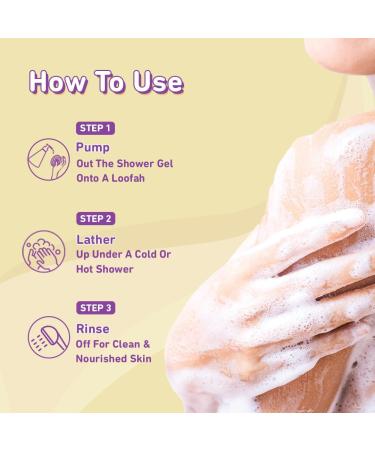 Buy Pl-um Vanilla Vibes Body Wash | SLS-Free Creamy Formula | Long Lasting Vanilla Fragrance | Aloe-Infused for Soft Skin - 240 ml - International Shipping - Buy Online on GoSupps.com