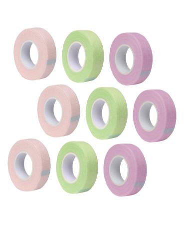 FOMIYES 18 Rolls Lash Tape makeup tools medical tape pink tape adhesive lashes tape Lash Extension Supplies eye tape Eye Skin Tape adhesive lash tape Eye Skin Protector