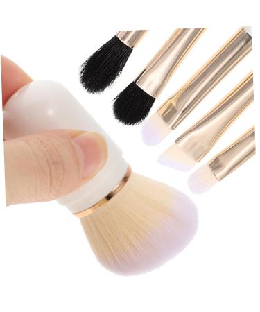 Buy Makeup Brush Set for Women - Portable Nanofiber Cosmetic Brushes - Ideal for Travel & Face Makeup - 10.6x5cm White - Buy Online on GoSupps.com