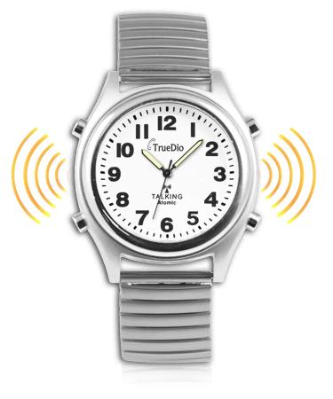 Atomic! Talking Wrist Watch w/Alarm Speaks The Time,Day,Date and Year