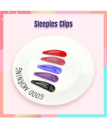 6Pcs 5CM Snap Hair Clips in School Colours - Purple Hair Accessories for Girls & Women - Buy Online on GoSupps.com