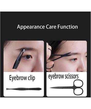 Travel Manicure Set Nail Clipper Set Stainless Steel Pedicure Care Beauty Set Nail Beauty Set with Portable Box The Best Gift for Friends Wives Parents and Relatives (Color : 8 Black) - Buy Online on GoSupps.com