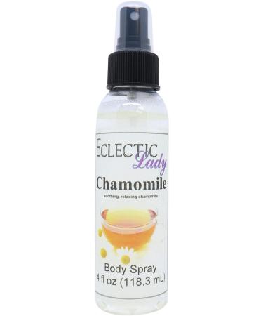 Chamomile Body Spray 4 ounces Body Mist for Women with Clean Light & Gentle Fragrance Long Lasting Perfume with Comforting Scent for Men & Women Cologne with Soft Subtle Aroma For Daily Use 4 Fluid Ounces