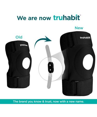 Buy Hinged Knee Brace for Pain Relief - Open Patella Support for Ligament Tear | Free Size Knee Support for Men & Women - Buy Online on GoSupps.com