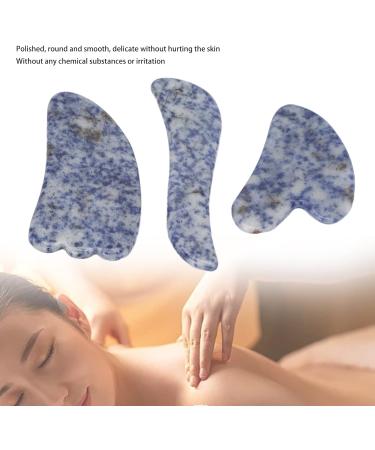 Gua Sha Scraping Massage Tool Set - 3PC Portable Beauty Boards for Face & Body Therapy - Buy Online on GoSupps.com