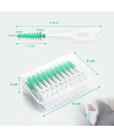 150 Sustainable Interdental Brushes - Soft Silicone for Thorough Tooth Cleaning | Eco-Friendly Oral Care - Buy Online on GoSupps.com
