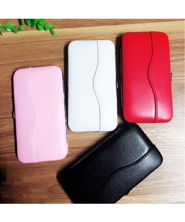 NUOMI Tweezers Storage Case - White PU Rectangle Box for Makeup Tools | Organize Eyelash Curler, Extension Tweezers, Scissors, Grooming Tools - Buy Online on GoSupps.com