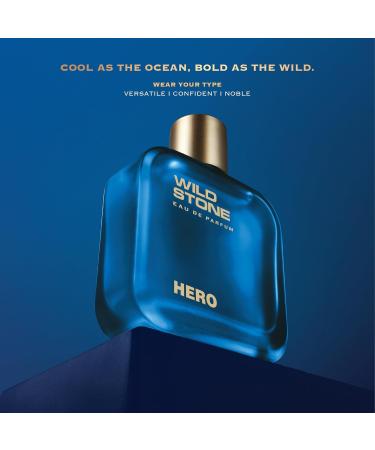 Wild - Stone's Hero Perfume for Men 100ml| Luxury Eau De Parfum | Long-Lasting Fragrance | Best Gift for Him l Premium Perfume for Men l Infused with Aromatic & Marine Notes - Buy Online on GoSupps.com