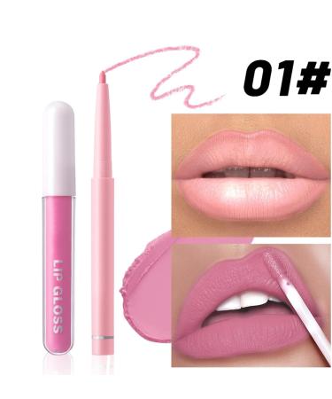  Generisch 6-Piece Lip Pencil Set with Lipstick Plumping Lip - Luxurious and Plumping - Long-Lasting - 6 Lip Pencils + 6 Lipsticks - For Defined Lips - Buy Online on GoSupps.com