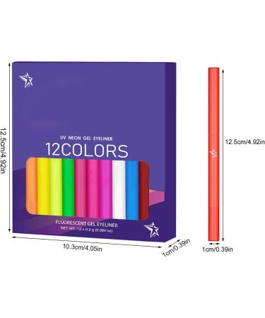 Colorful Eyeliner Set | Neon Glow Eyeliner | Vibrant Colored Eyeliners | Long-lasting Waterproof Eyeliner Set for Makeup Festivals and Everyday Use - Buy Online on GoSupps.com