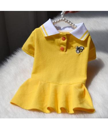 Spring Summer Dog Dress Cat Chihuahua Puppy Shirt Yorkshire Terrier Pomeranian Maltese Clothes Bichon Small Dog Clothing Pink L - Buy Online on GoSupps.com