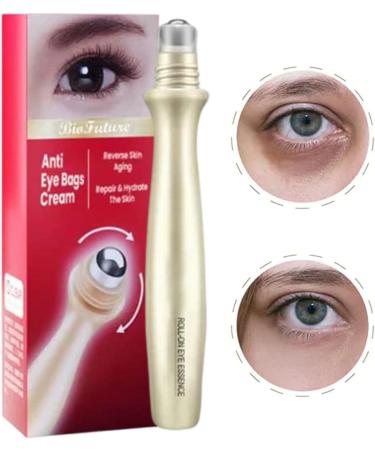 Anti-Eye Bag Cream - 15g | Reduces Tear Bags & Dark Circles | Hyaluronic Acid Eye Roller for Puffiness Relief - Buy Online on GoSupps.com