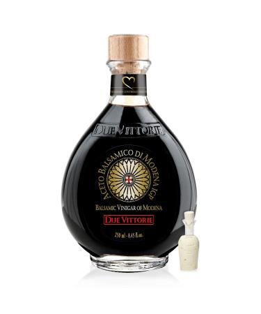 Due Vittorie Oro Gold Balsamic Vinegar of Modena. Highest score from The Consortium of Modena With Cork Pourer - 8.45fl oz / 250ml With Pourer 8.45 Fl Oz (Pack of 1)