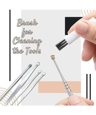 Spring Ear Wax Cleaner Tool Set - 6pcs Ear Pick & Earwax Removal Kit - Buy Online on GoSupps.com