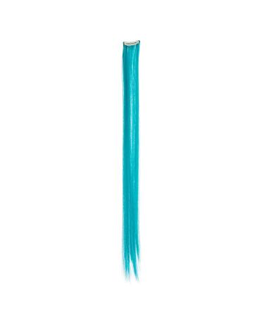 SWACC 7 Pcs Full Head Party Highlights Clip in Hair Extensions - 22-Inch Straight Teal Blue Synthetic Hairpieces - Buy Online on GoSupps.com