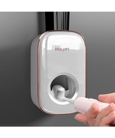 Unizhouxi Toothpaste Squeezer No Punching Toothpaste Holder Waterproof for Bathroom White - Buy Online on GoSupps.com