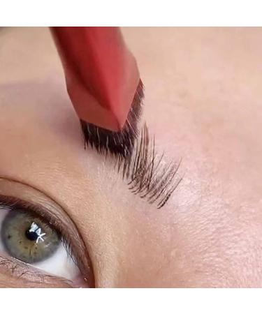 Eyebrow Brush Brow Brush Artificial Fiber Comfortable Handle Portable eyeliners Brush For Travel Home - Buy Online on GoSupps.com