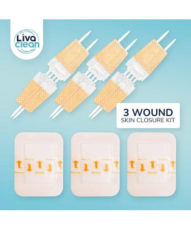 3.7 Zip Strips Wound Closure Device - 3CT First Aid Kit - Steri Strips for Cuts - Buy Online on GoSupps.com