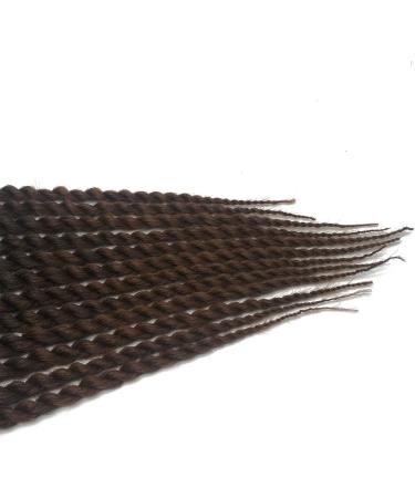 12 Inch Havana Mambo Twist Crochet Braids Ombre Brown Senegalese Twist Braids Hair Extensions Synthetic Twists Braiding Hair (12 Inch 1B/30) 12 Inch #1B/30 - Buy Online on GoSupps.com