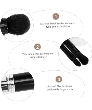 Ipetboom 1 Set 4 in 1 Makeup Brush Foundation Powder Brush Makeup Brushed Retractable Highlighter Brush Travel Makeup Brush Blush Combination Miss Metal Handle Multifunction - Buy Online on GoSupps.com