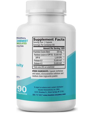 Houston Enzymes AFP Peptizyde - 90 Capsules for Digestive Support - Buy Online on GoSupps.com
