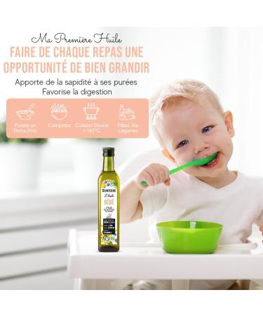 QUINTESENS Baby Oils 250 ml - DHA Omega 3 6 & 9 and Vitamin E for Solid Development for Life - 100% French & Organic Production - Buy Online on GoSupps.com