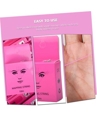FOMIYES 2 Boxes Ink Pattern Embroidery Ruler Pre Mapping Thread Convenient Eyebrow Mapping Ruler - Buy Online on GoSupps.com