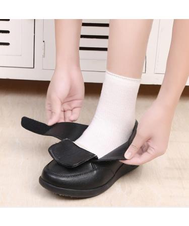 Adjustable Unisex Diabetes Shoes for Diabetic Edema, Plantar Fasciitis, and Swollen Feet - Black, Size 12 - Buy Online on GoSupps.com