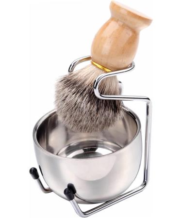 Beavorty Beard Care Set - 2 Razor Brushes Shaving Stand & Bamboo Tools for Men - Buy Online on GoSupps.com