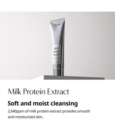 BadSkin Milk Bomb Eraser 100ml | Gentle Daily Cleansing Foam with Milk Protein Extract & AHA/BHA | Hydrating & Pore Cleansing Formula | Made in Korea - Buy Online on GoSupps.com