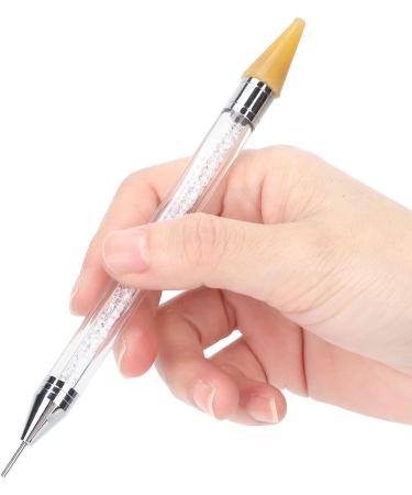 Rhinestone Painting Pen Comfortable Grip Professional Double Headed Lightweight Rhinestone Drill Pen for Nail Shop for Craft - Buy Online on GoSupps.com