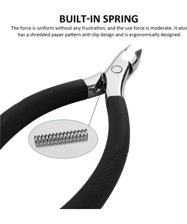 1 Piece Manicure Nippers Manicure Trimming Tool Cuticle Nippers Eagle Mouth Nippers Professional Toenail Nail Clippers with Rubber Handles Stainless Steel Cuticle Scissors - Buy Online on GoSupps.com