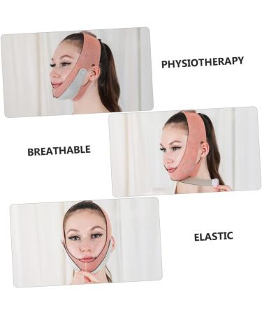 FOMIYES 1pc Thin Belt V Line Lifting Chin Strap Belt v Line Shaper Belt Slimming Shaper Band Lift Woman Mercerized Cloth Anti-aging 60X10.5X1cm Orange - Buy Online on GoSupps.com