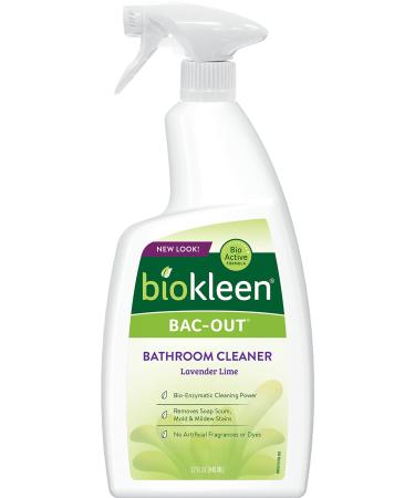 Biokleen Bac-Out Bathroom Cleaner - 32 Ounce -Eco-Friendly, Plant-Based, No Artificial Fragrance - Packaging May Vary 1 Pack