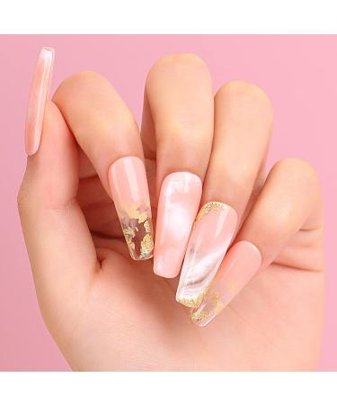 AIMEILI Clear Blooming Gel Nail Polish UV LED Blossom Gel Polish Nail Blooming Gel for Nail Decoration Spreading Effect Nail Painting Nail Art Design Manicure 10ml - Buy Online on GoSupps.com