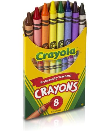 Crayola Classic Color Pack Crayons - 8 Color Tuck Box Set - Buy Online on GoSupps.com